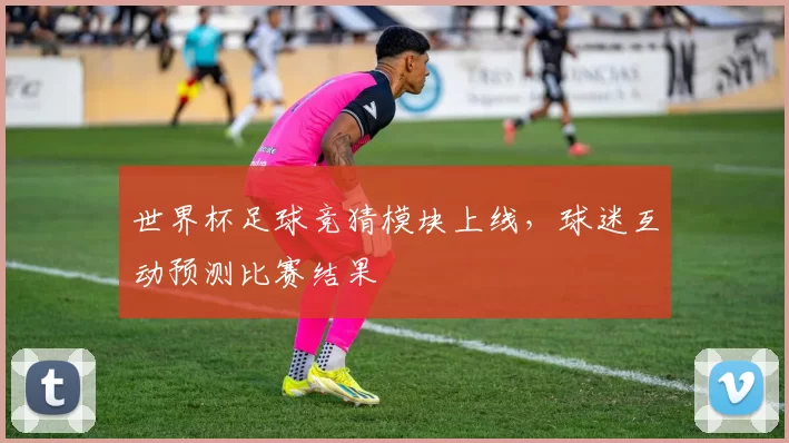 世界杯足球竞猜模块上线,球迷互动预测比赛结果