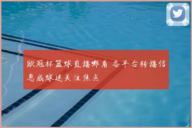 欧冠杯篮球直播哪看 各平台转播信息成球迷关注焦点