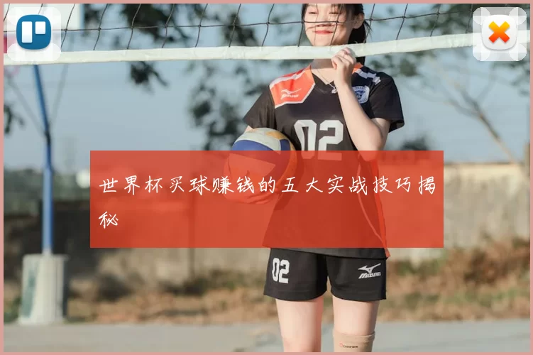 世界杯买球赚钱的五大实战技巧揭秘